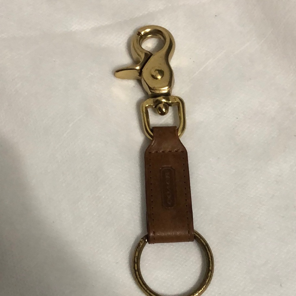 Coach Trigger Snap Key Fob